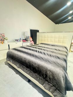 Full King Size Bed with Matress Included