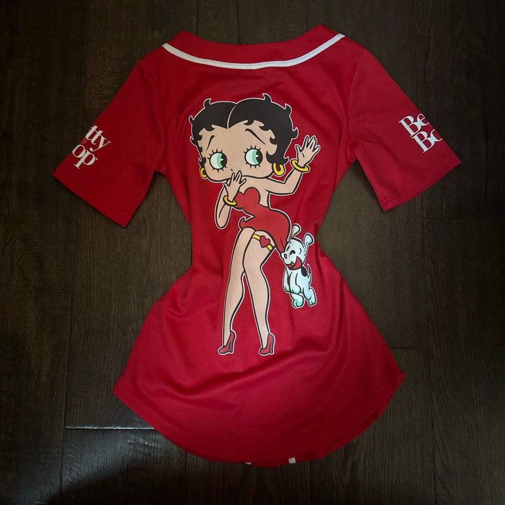 Betty Boop baseball jersey