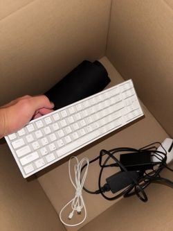 Logitech mouse keyboard and mouse pad