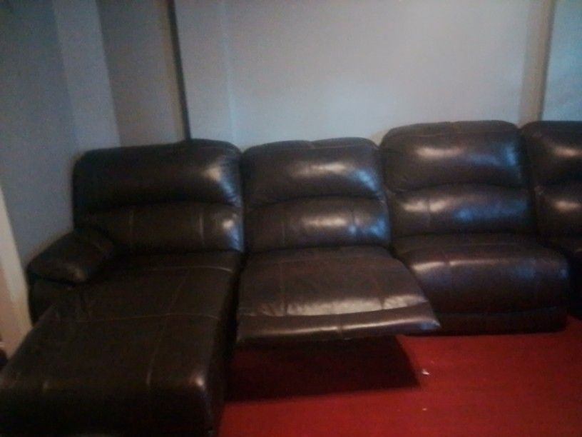 Leather Sectional