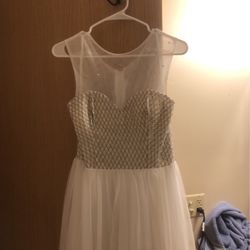 Prom/Formal White Dress