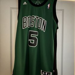 Kevin Garnett Celtics #5 Alternate Away Green + Black Jersey - Great Condition 