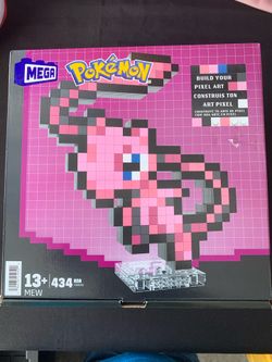 Mega Pokemon Pixel Art Mew Set