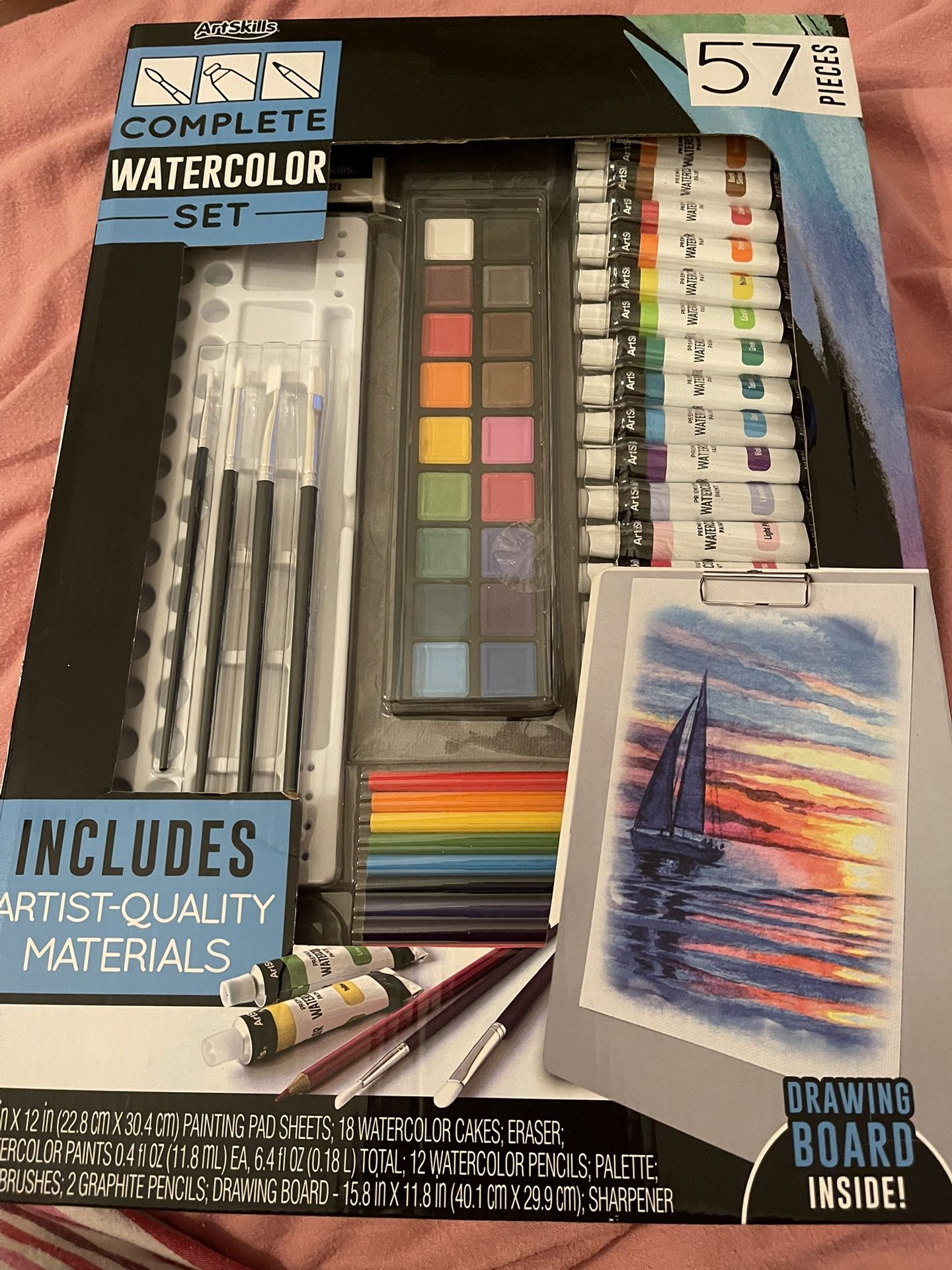 Art Easel And Paint Set