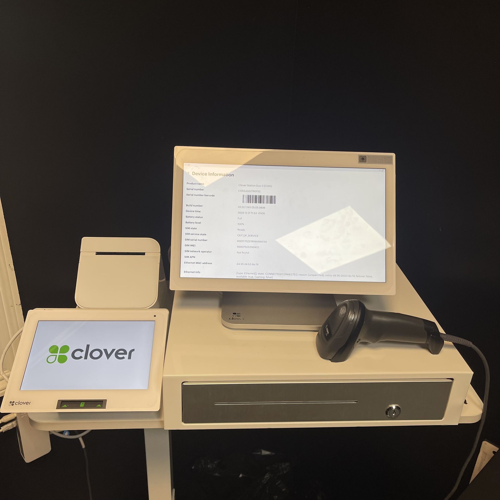 Clover Station Duo Pos System
