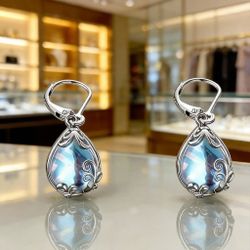 Sterling Silver Dangling Earrings 