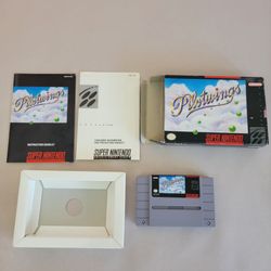 Pilotwings SNES - Authentic and Tested - Complete with box, insert, and manual