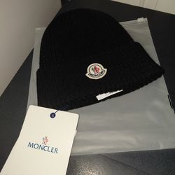 Black Moncler Beanie