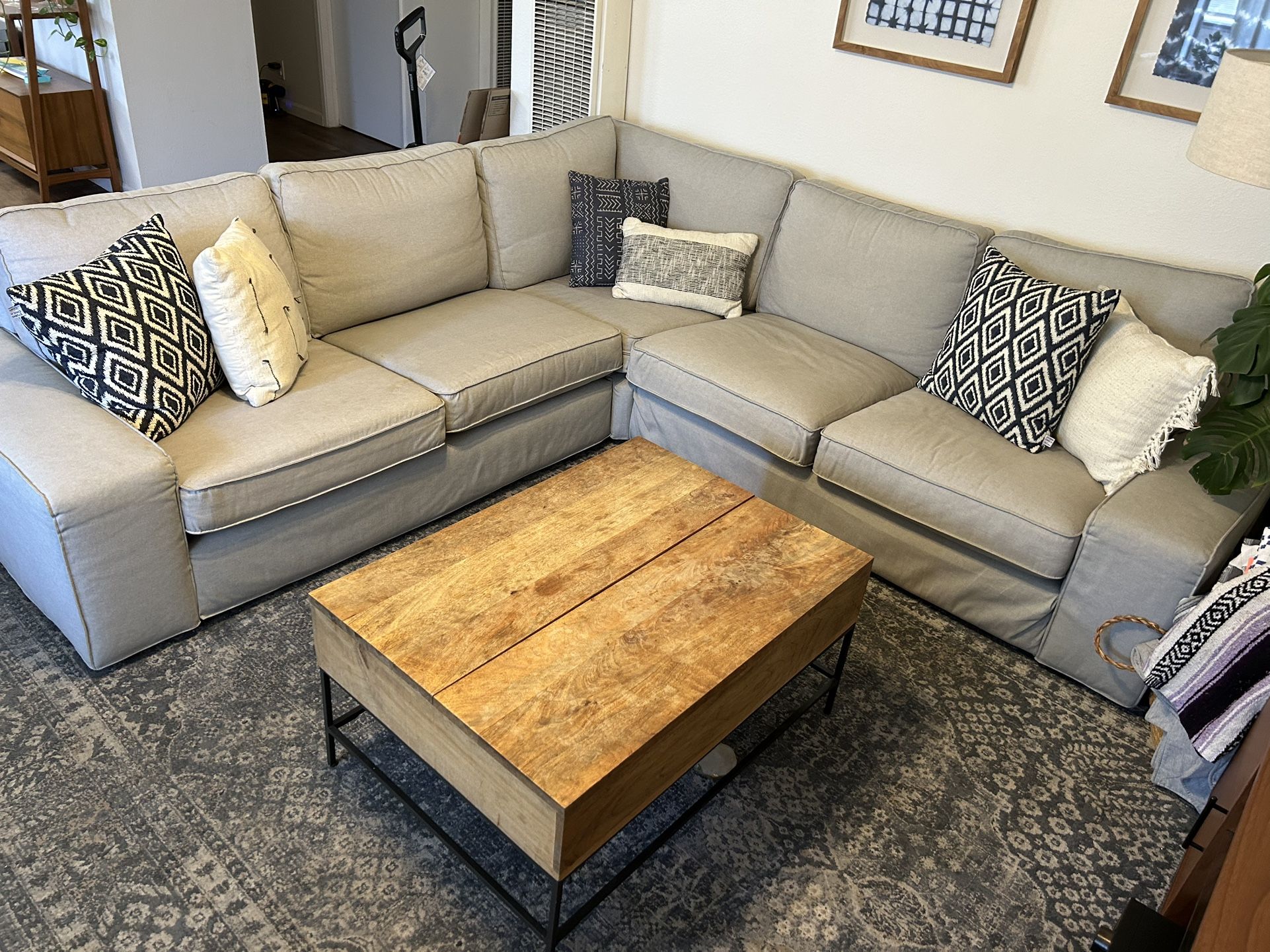 Grey Sectional Couch