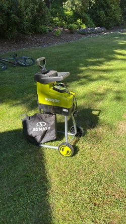 Sun joe electric chipper/shredder