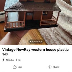 Vintage Newray Western  House 