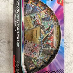 Ex and Dragapult Ex Premium Collection Box Pokemon TCG. 10 Booster Packs, Promos