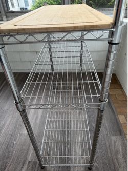 Metal shelf