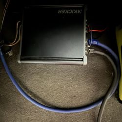 full Subwoofer Send With Box Amp 2 12in Subs Wiring Kit 