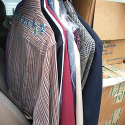 Mens Clothes $5 Most Like New Ties Shirts Suits Paints Vest Buy All At $2 Each 