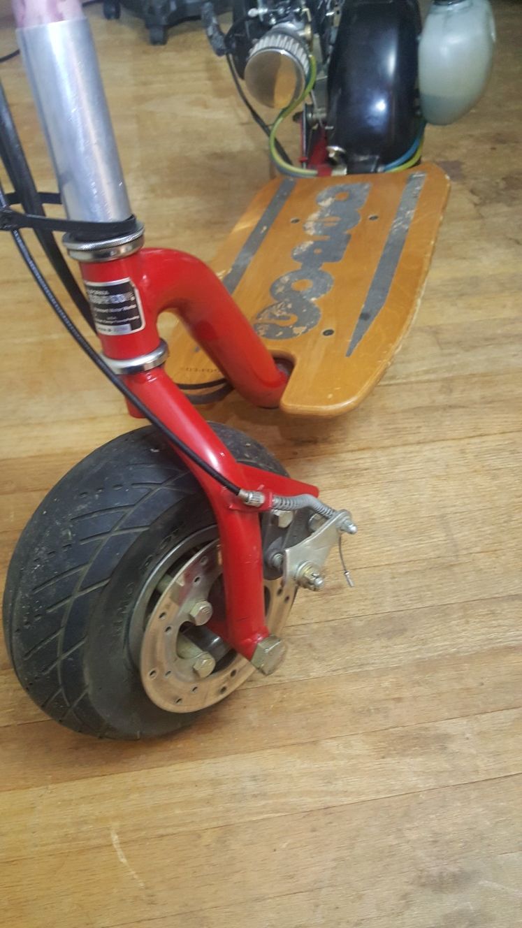 Goped go ped gas powered scooter engine electric esr moped motorcycle