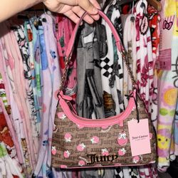 New Juicy Couture Strawberry Shoulder Purse 