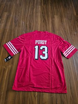 49ers Mens Purdy red throwbacks Jerseys $50ea Firm L Xl 2x 3x