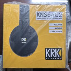 KRK KNS 6402 Professional Studio Headphones - Brand New/Unopened