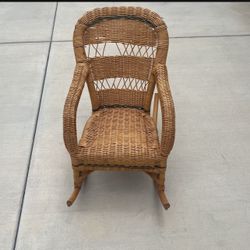 Vintage Kids Size Rocking Chair