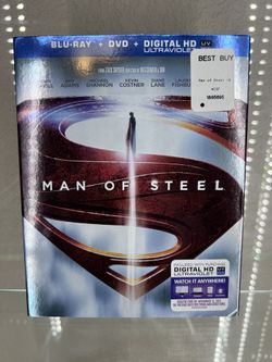 Superman Man Of Steel Blu-ray DVD Combo