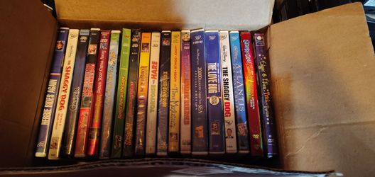 Lot of  Disney DVDs Classic Movies all types of movies DVD and VHS for the collectors