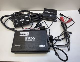 🔊  MC900B 4 Channel Amplifier for ATV UTV Car Marine - 500 High Output, Low Level II