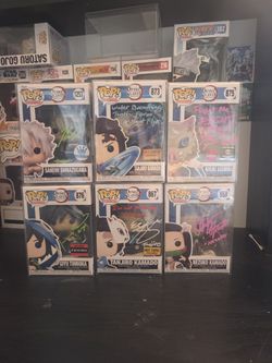Demon Slayer Signed Funko Lot