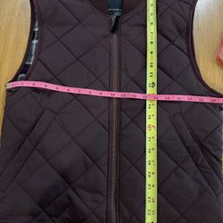 Mens Banana Republic Vest Burgundy Size Small
