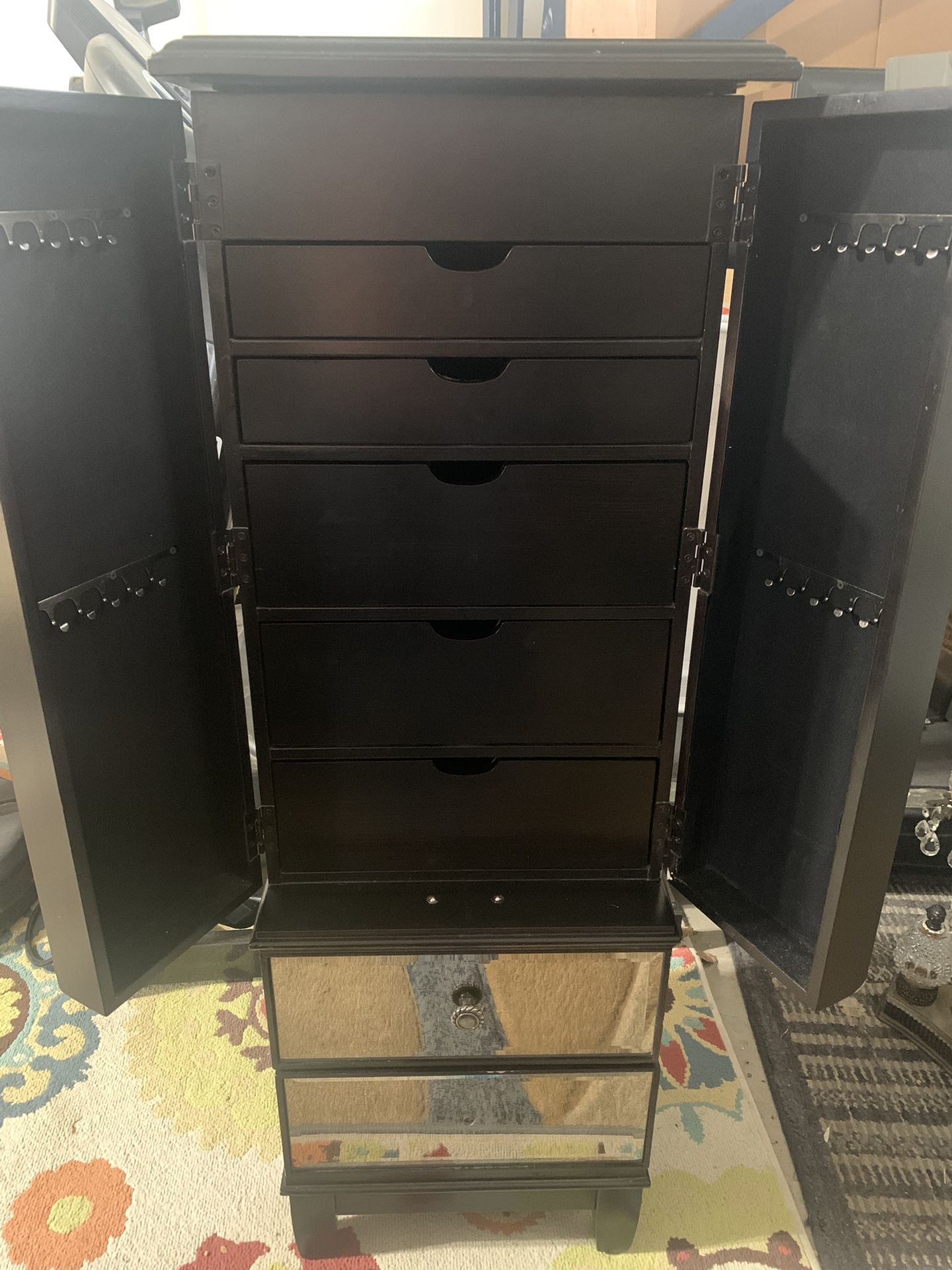 Mirrored Jewelry Box