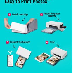 Liene Photo Printer,Phone Printer Full Color Photo 