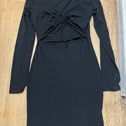 Vestido negro talla Large