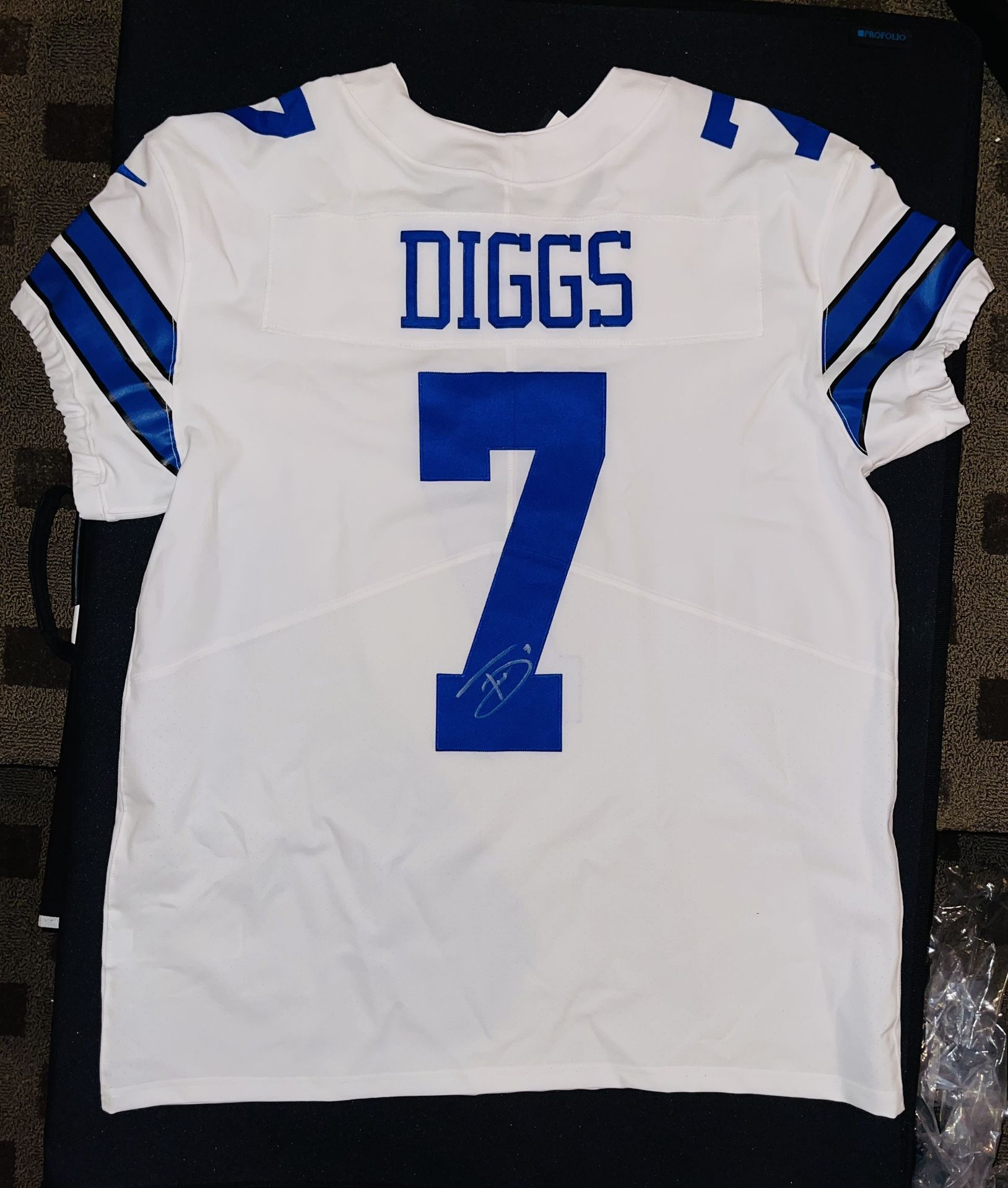 Trevon Diggs Signed Jersey, COA, Dallas Cowboys