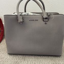Michael Kors Saffiano Leather Satchel - Brand New