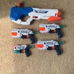 X-SHOT WATER & DART PLAY GUNS