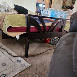 Futon Bed Frame + Memory Foam Mattress 