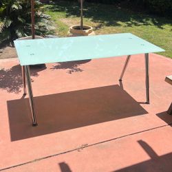 Vinage IKEA Glass Table 