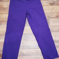 Dickies Royal Purple Scrub Pants Size Woman's Small 
