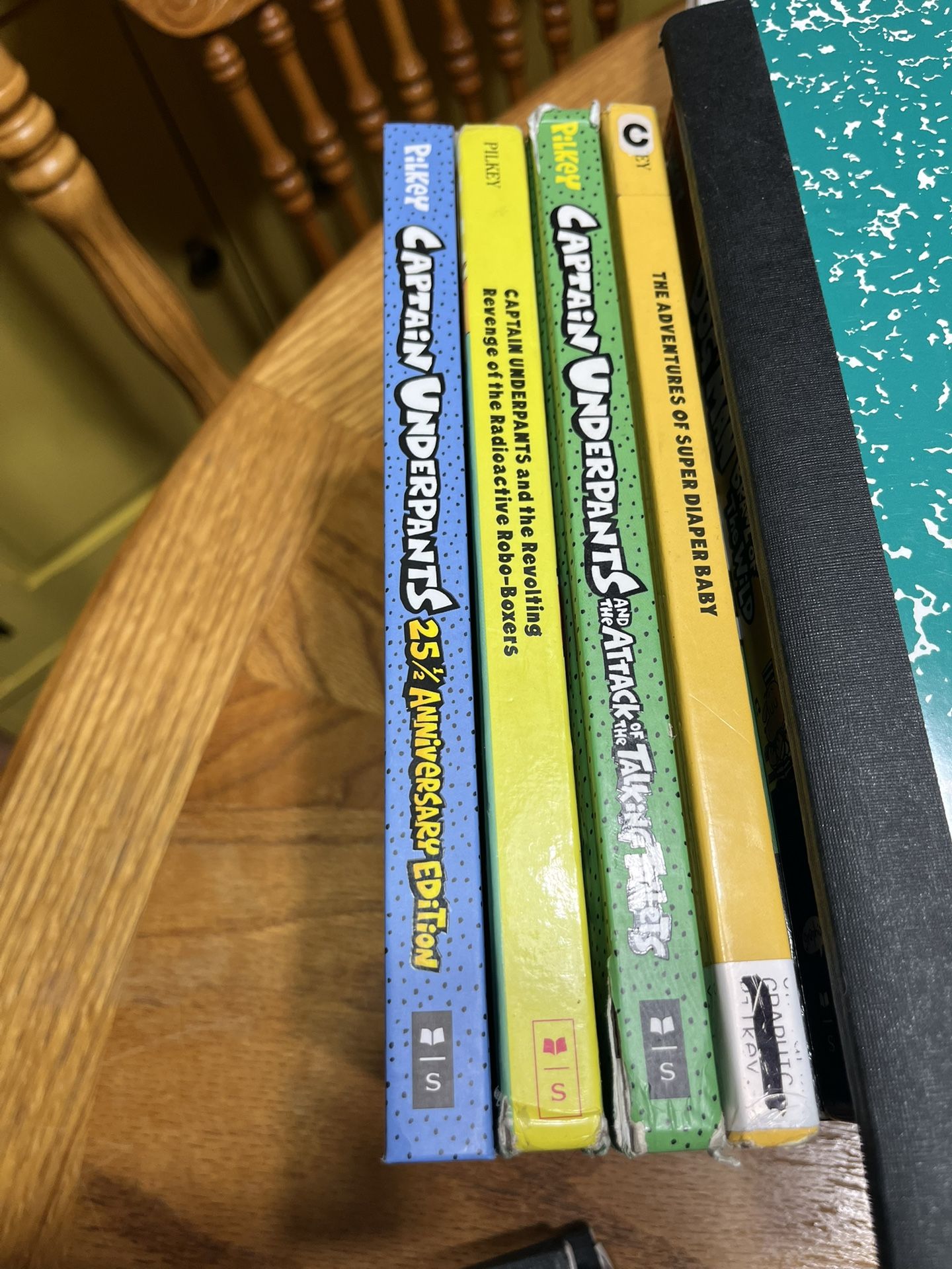 4 Captain Underpants Books