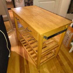 Solid Wood Kitchen Island