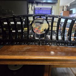 Maxdom Front Upper Grillie Fits Mercedes Benz ( 2013 - 19 ) W 117-c 117 Class  Cla 200 / Cla 250 Amg Gloss Black Gtr G7 Stye Abs Grillie  # 488