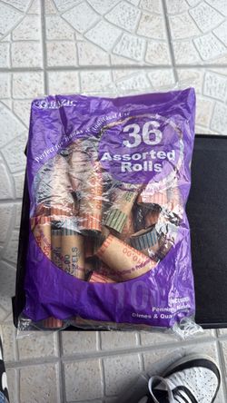 Bazic 36 Assorted Coin Roll Wrappers