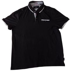 Ted Baker London Polo Shirt – Size 6 (Men’s M) – Black Short Sleeve