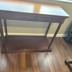 Entry Table End Table Real Wood