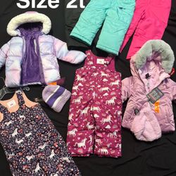 Snow Clothes Size 2t New 