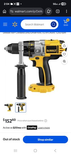 DeWalt 18V XRP Cordless Hammer Drill/Driver