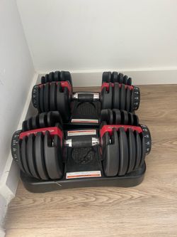Adjustable  Bowflex Dumbbells