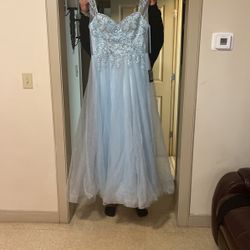 Baby Blue Prom Dress