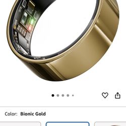 Ultrahuman Size 7 Activity Tracker Ring Air in Bionic Gold