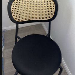 Black Rattan Chair 